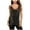 Black, variant on fartey Womens Sparkly Sequin Tank Tops Double Spaghetti Strap V Neck Vest Shirts Solid Color Sleeveless Party Club Cocktail Tee