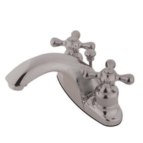 Two Handle 4" Centerset Lavatory Faucet with Retail Pop-up