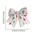 thumbnail image 3 of Twfbrm Christmas Bow Decor for Christmas Tree, 3.9 Inch Christmas Wreath Bows for Xmas Tree Crafts Home Ornaments Party Gift DIY Hanging Christmas Decorations (White Tree), 3 of 5