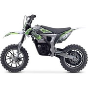 MotoTec 36v 790w Demon Electric Dirt Bike Lithium Green