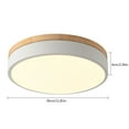 thumbnail image 2 of Miumaeov 11.8 Inch LED Flush Mount Ceiling Light 24W 3000K/4000K/6000K Dimmable Round Acrylic Flat Panel Light Minimalist Ceiling Light Fixture for Living Room Dining Room Bedroom Kitchen, 2 of 8