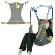 EZ Assistive Universal Full Body Patient Lift Sling, Mesh Fabric,500 lb Capacity, Medium