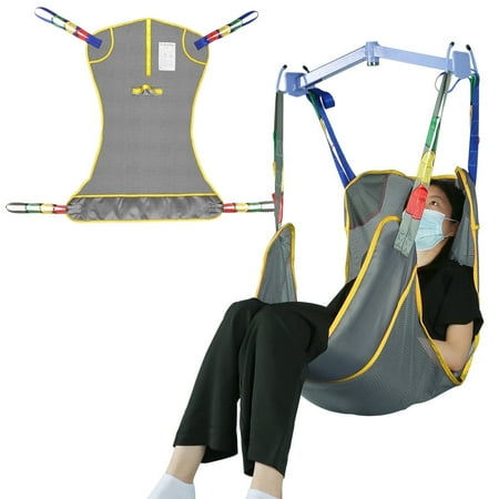 EZ Assistive Universal Full Body Patient Lift Sling, Mesh Fabric,500 lb Capacity, Medium