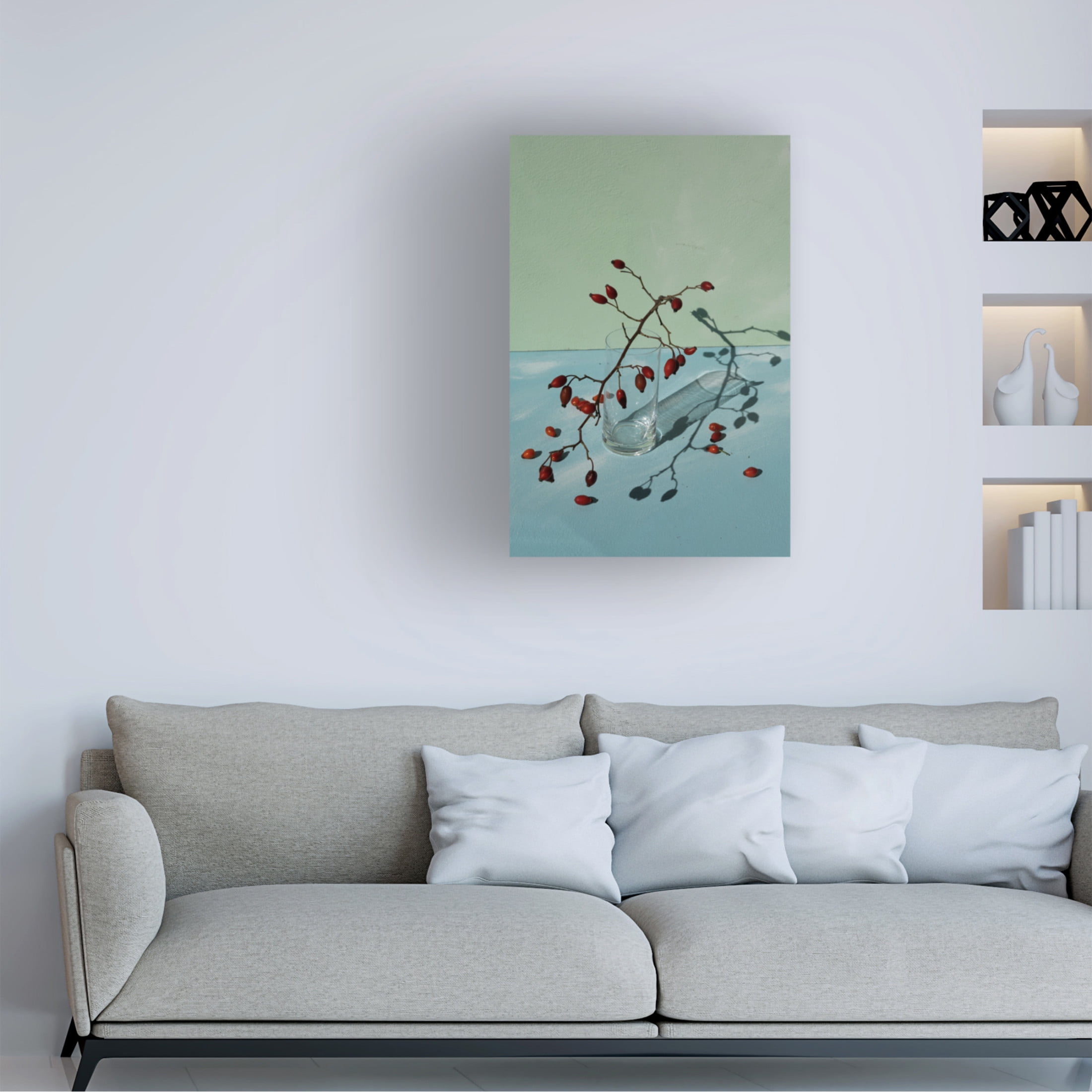Trademark Fine Art Donatella Basso Berries Canvas Wall Art