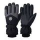 thumbnail image 1 of Guantes reflectantes con cremallera, gruesos, cálidos, resistentes al viento, para hombres y mujeres, para ciclismo, conducción, coche, esquí, guantes para exteriores, imprescindibles para el invierno, 1 of 1
