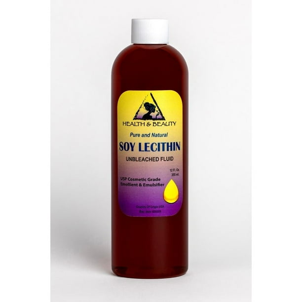 LECITHIN SOY UNBLEACHED FLUID LIQUID EMULSIFIER STABILIZER EMOLLIENT