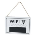 thumbnail image 4 of Impresión en Color Brillante Del Estilo Americano Moderno Que Cuelga La Muestra de La Contraseña de WiFi de La Muestra de WiFi Sunnimix Signo de puerta de la puerta de la contraseña de WiFi de madera, 4 of 8