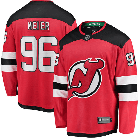 Timo Meier New Jersey Devils NHL Fanatics Breakaway Home Jersey, XX-Large