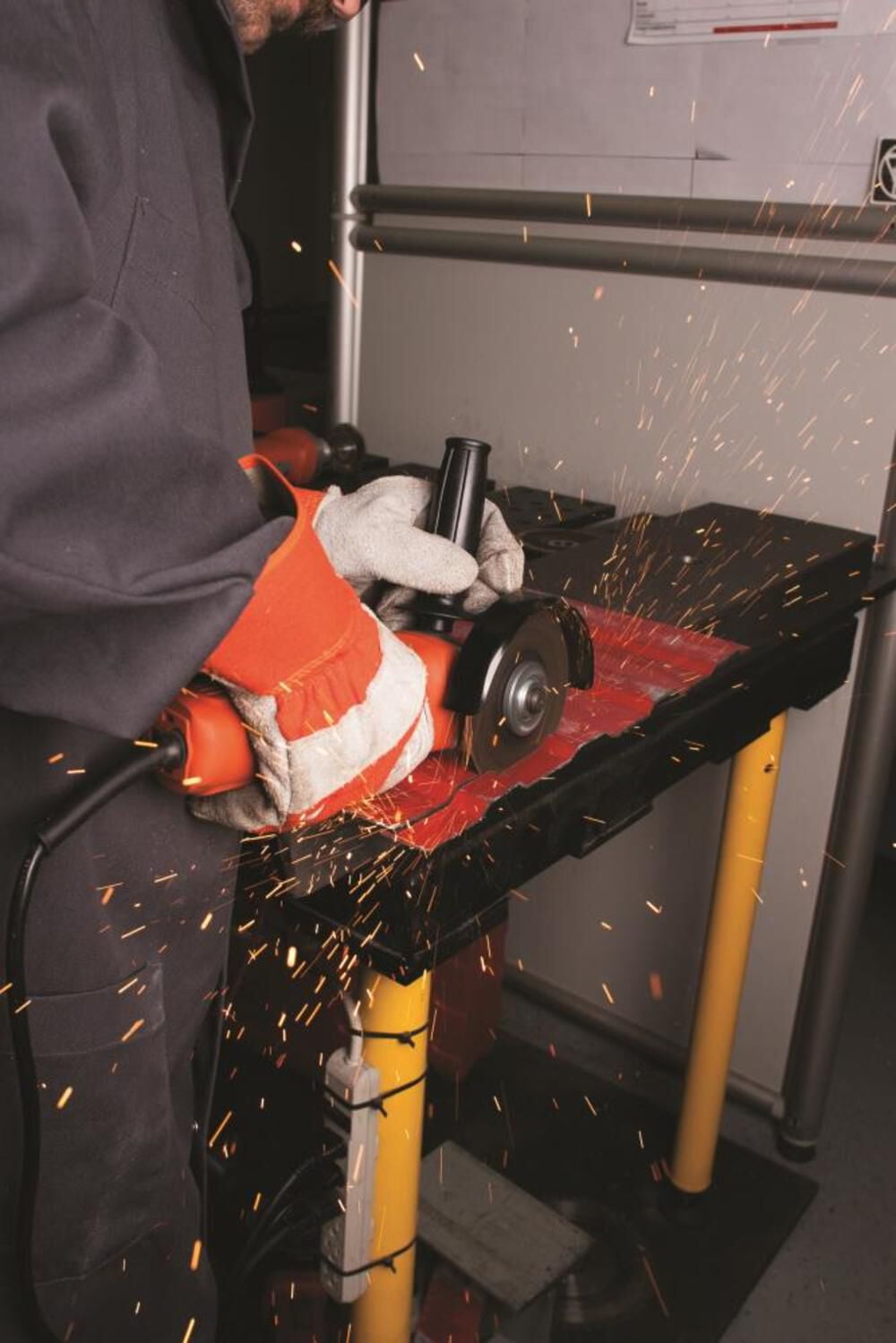 Fein Corded Compact Angle Grinder With 4-1/2" Grinding Wheel And 5-8/11" Mounting Thread # 72219760120