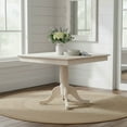 thumbnail image 7 of 36" x 36" Natural Solid Wood Square Top Pedestal Table - 29.1" Height, 7 of 7