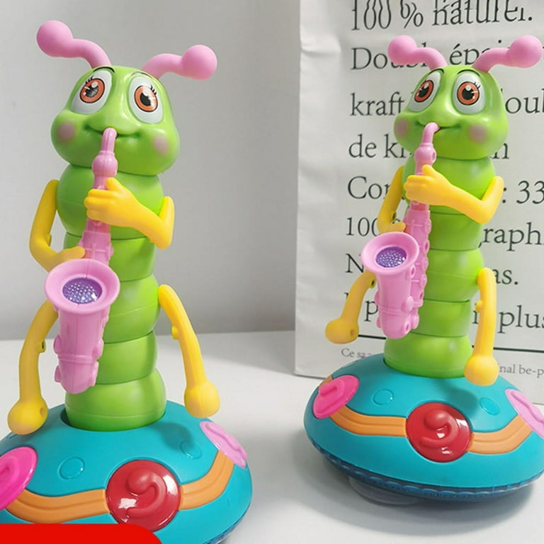 JNANEEI Dancing Caterpillar Toy Singing Electronic Dancing Twisting Educational Toy