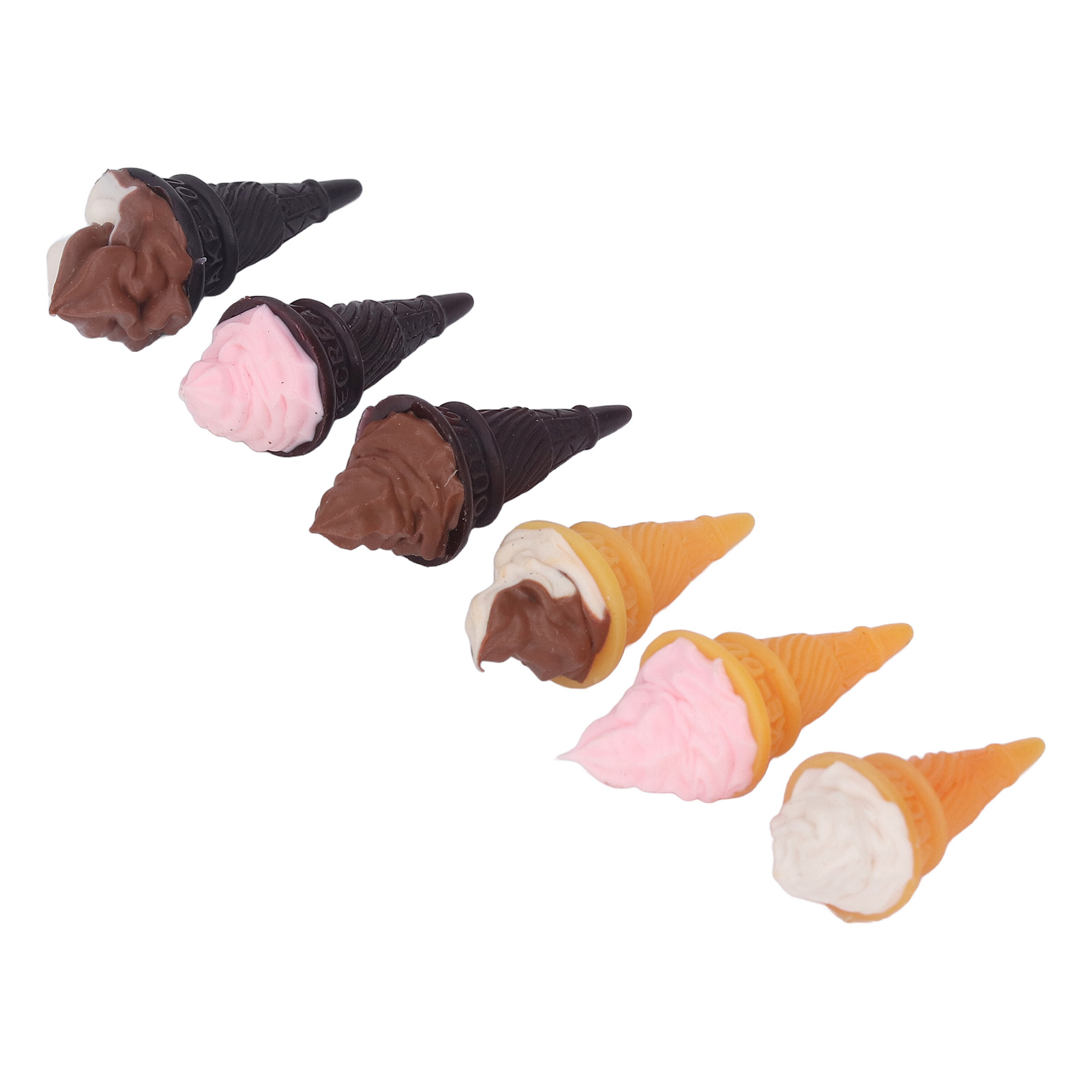 6pcs Dollhouse Ice Cream DIY Cute Simulated Miniature Ice Cream ...