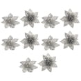 thumbnail image 3 of Chic Flower Decor 10Pcs Lifelike Artificial Flower Pendants For Party Decoration Elegant Design With Silver Color, 3 of 5