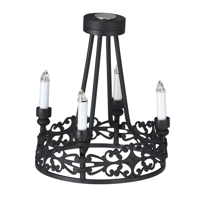 Lámpara De Araña Para Casa De Muñecas, Lámpara De Techo Para Casa De Muñecas, Escala 1: 12, 4 Cabezales, Decoración Moderna, Aspecto Vintage Para Interiores