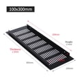 thumbnail image 1 of Bgsha 100mm Aluminium Rectangular Cabinet Wardrobe Air Vent Grille Ventilation-Cover, 1 of 4