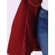 thumbnail image 5 of Abrigos de invierno para mujer de tallas grandes Agnes Orinda, abrigo de doble botonadura, chaquetas exteriores 2X rojo oscuro, 5 of 6