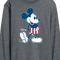 thumbnail image 3 of Disney - Mickey Flag Pattern - Men's Long Sleeve T-Shirt, 3 of 5
