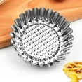 thumbnail image 4 of Dalazy Stainless Steel Egg Mold Circular Cupcake Muffin Molds Biscuit Baking Tool Bakeware for Homemade Kitchen Bakery, 4 of 6