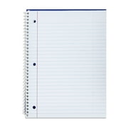Pen+Gear Wide Ruled 1-Subject Notebook, 8 x 10.5, Blue, 70 Sheets