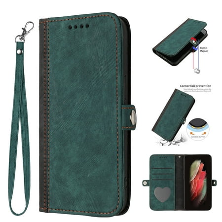 Case for Sony Xperia 5 IV Premium Soft PU Leather Flip Folio Wallet Kickstand Protective Cover