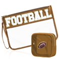 thumbnail image 1 of Set de bolsas cosméticas BuyCard Football para maquillaje, 2 unidades, 1 of 6