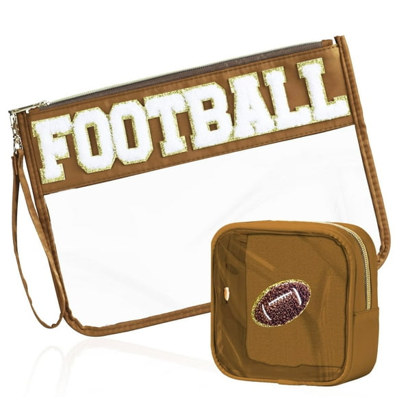 Set de bolsas cosméticas BuyCard Football para maquillaje, 2 unidades