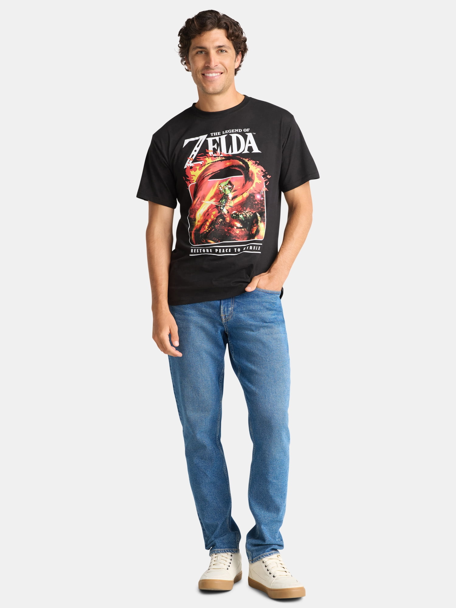 The Legend of Zelda Men's & Big Men's Graphic Cotton T-Shirt, Sizes S-3XL