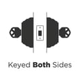 thumbnail image 3 of Kwikset 96650-492 Satin Nickel Double Cylinder Deadbolt, 3 of 3