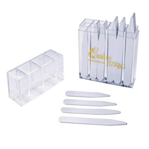 100 Collier en Plastique Stays (tailles de mélange (2 "2.2" 2.5 "2.75"), Blanc)