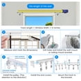 thumbnail image 4 of BEAMNOVA Curved Ceiling Curtain Track, 5Meter/16.4ft Flexible Bendable Mount Curtain Rail System for Room Windows Bathroom Divider, 4 of 9