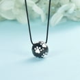 thumbnail image 4 of Pet Cremation Jewelry for Ashes Paw Print Urn Necklace for Ashes for Women Men Ball Cat Dog Memorial Ashes Locket, 4 of 7