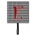 thumbnail image 6 of Letter Q Initial Monogram - Houndstooth Black Leash or Key Holder, 6 of 7