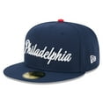 thumbnail image 3 of Men's New Era Navy Philadelphia 76ers 2025/26 City Edition 59FIFTY Fitted Hat, 3 of 5