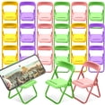 thumbnail image 1 of GOOHOCHY 20 piezas silla plegable soportes para teléfono soporte de Teléfono de Escritorio estante de Teléfono Universal decoraciones de mesa, 1 of 8
