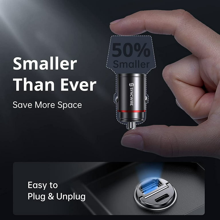 Syncwire USB C Car Charger for $17 - SW-XC611