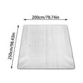 thumbnail image 3 of Camping Foam Mat with Aluminum Foil - Thermal Insulating Sleeping Pad for Tents, Reflects Body Heat, Waterproof & Lightweight for Backpacking/Hiking, 3 of 9
