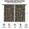 thumbnail image 2 of Blackout Kids Curtains,Brown Green Camo Classic Pattern Childrens Insulated Curtains Set Of 2,Bedroom Essentials,Toddler Room Decor 52"x84", 2 of 5