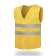 thumbnail image 2 of Reflective Safety Vest Size S-4XL Front Zipper Neon High Visibility Adults Construction Work Security Workwear Volunteer Traffic, 2 of 4