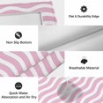 thumbnail image 5 of Pink White Outdoor Rug 6x9 Ft, Non Slip Washable Area Rug, Modern Abstract Waves Water Ripple Striped Patio Rugs Carpet Runner, Large Floor Mat for Indoor/Outdoor Deck Porch Camping, 5 of 8