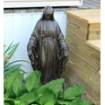 thumbnail image 3 of EMSCO Virgin Mary Statue – Natural Bronze Appearance – Made of Resin – Lightweight – 34” H, 3 of 3