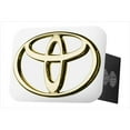 thumbnail image 1 of AUTO GOLD TTOYG Gold Hitch Cover With Toyota Logo, 1 of 1