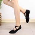 thumbnail image 4 of Dnzceghtig Zapatos de Baile de Ballet Suaves para niños y Adultos, Zapatillas de Gimnasia para Baile de Punta, Zapatillas de Ballet para Mujer, Danza, Yoga, Gimnasia, Suela Dividida, Zapatos para, 4 of 5