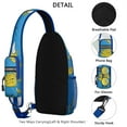 thumbnail image 3 of Crossbody Sling Backpack for Women Men Ripe Banana Print Art Shoulder Sling Crossbody Casual Chest Bag for Travel Sports Running Hiking, 3 of 6