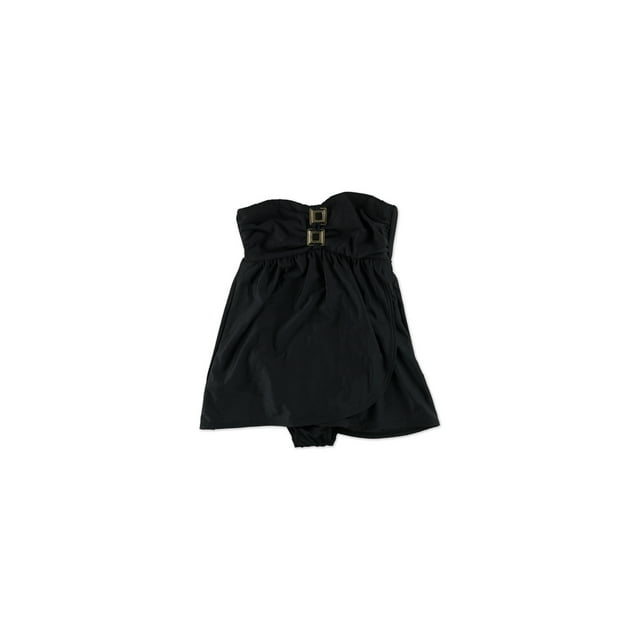 MiracleSuit Womens Seascape Built In Brief One Piece Bandini, Black, 8
