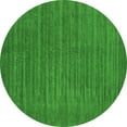 thumbnail image 1 of Ahgly Company Indoor Round Oriental Green Industrial Area Rugs, 3' Round, 1 of 4