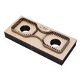 thumbnail image 3 of Troquelador de cuero, base de madera duradera de acero rico en carbono, tira de troquel de corte de cuero fácil de usar para álbum de recortes DIY, 3 of 5