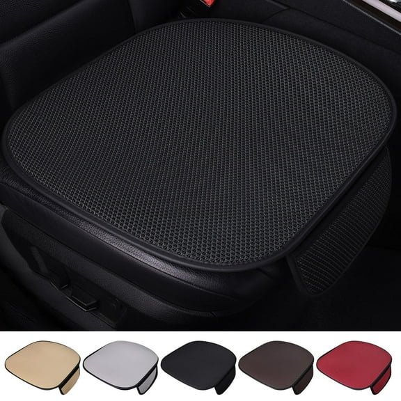 Car Seat Cushion | Ventilated Breathable 3D Mesh | Fast Heat Dissipation | All Season Cool Comfort Pad | Raised Airflow Design | Fits Most Cars | 19.7x19.7 in | 1 Pack | Lightweight Portable Durable