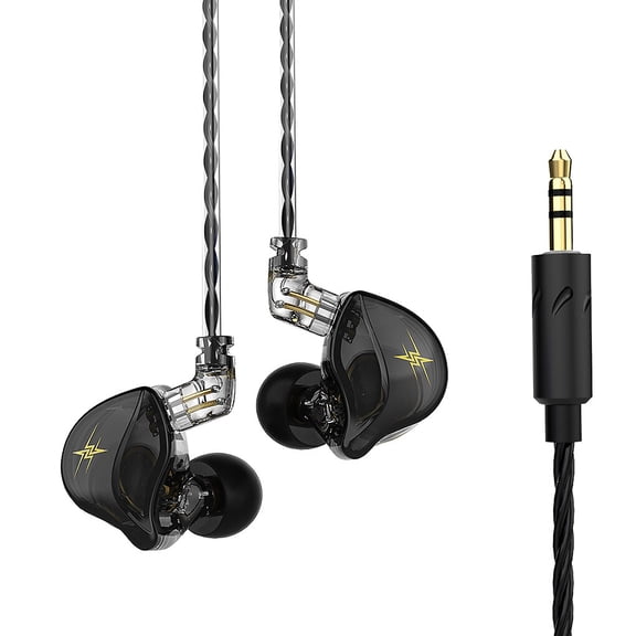 Auriculares desmontables Inteprter de 3,5mm con reducción de ruido para juegos Control de línea estéreo deportivos