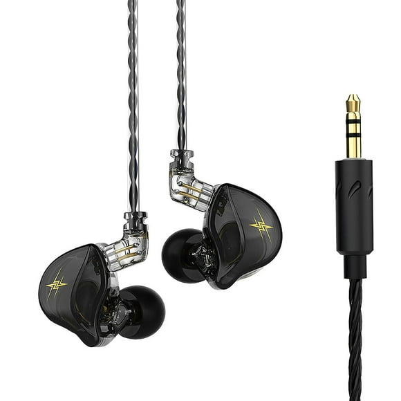 Auriculares desmontables Inteprter de 3,5mm con reducción de ruido para juegos Control de línea estéreo deportivos