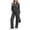 Dark Gray, variant on 2 Piece Sets for Women Stand Collar Zip Top and High Waist Wide Leg Pants, XL